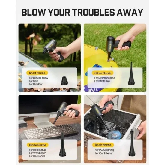 Fanttik B10 Pro Electric Air Duster - Black